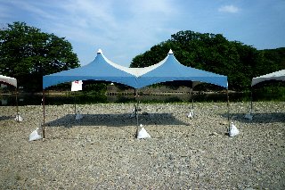 秋川ふれあいランドのテント大です。