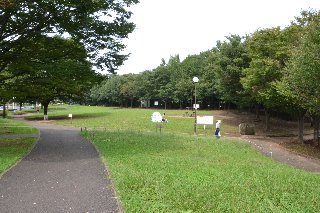 若葉台公園の多目的広場の全景です。